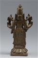 A South Indian copper alloy figure of Vishnu. 17th/19th century - image-2