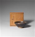 Chawan mit blau/brauner Glasur. 19./20. Jh. - image-2