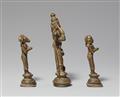 An Indian copper alloy figure group of Virabhadra. Maharashtra/Karnataka. 19th century - image-4