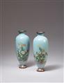 A pair of cloisonné enamel vases. Late 19th century - image-2