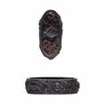 Fuchi-kashira. Shakudô. 19. Jh. - image-2