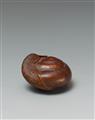 A boxwood netsuke of a snail. Gifu. Mid-19th century - image-3