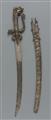 A Kandyan silver sword and scabbard (kasthane). Sri Lanka. Kandy period, 19th century - image-2