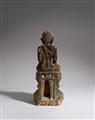 A Shan lacquered wood figure of Buddha Shakyamuni. Burma. 19th century - image-2