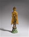 An Ayutthaya-style gilded and lacquered bronze figure of a Buddha. Thailand. 18th/19th century - image-2