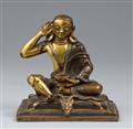 A parcel-gilt copper-alloy figure of Milarepa. Tibet. 19th/20th century - image-1