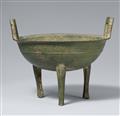 A ting-type bronze vessel, Han dynasty - image-1