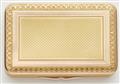 A German neoclassical 14k bicolour gold snuff box. - image-2