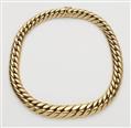 A 14k gold chain necklace. - image-1