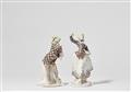 A pair of Nymphenburg commedia dell'arte porcelain figures
Mezzetino and Lalage - image-1