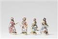 A large Meissen porcelain monkey band - image-3