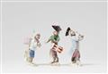 A large Meissen porcelain monkey band - image-4