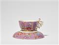 A Meissen porcelain cup and saucer with "indianische blumen" - image-1
