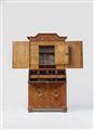 A German cabinet with unusual marquetry - image-2