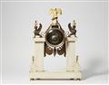 A Parisian gilt and patinated bronze pendulum clock "à l'aigle" - image-2
