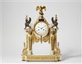 A Parisian gilt and patinated bronze pendulum clock "à l'aigle" - image-1