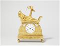 A Parisian ormolu pendulum clock "Cupid awakening Psyche" - image-1