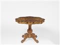 A marquetry inlaid saloon table - image-1