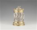 A large parcel gilt Hamburg silver tankard - image-2