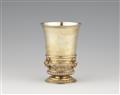 A museum quality Dresden silver gilt beaker - image-1