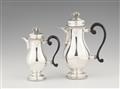 A pair of rare Kempten silver ewers - image-1