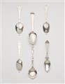 A Charles II London silver lace back spoon - image-3