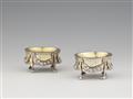 A pair of Laibach parcel gilt silver salts - image-1