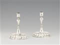 A pair of Liegnitz silver candlesticks - image-1