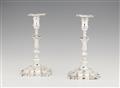 A pair of Riga silver candlesticks - image-1