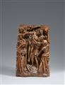 Brussels late 15th century - A late 15th century Brussels carved wood relief of the Deposition from the Cross - image-1