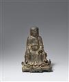 A bronze figure of Zhenwu, the God of the North. Late Ming dynasty, 17th century - image-1