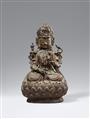 Figur des Guanyin. Bronze. Ming-Zeit, 17. Jh. - image-1