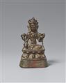 Figur des Guanyin. Bronze. Späte Ming-Zeit, 16./17. Jh. - image-1