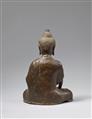Buddha Shakyamuni. Schwere Bronze. Ming-Zeit, 17. Jh. - image-2