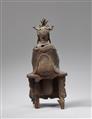 A bronze figure of the Daoist goddess Bixia Yuanjun. Late Ming dynasty - image-2