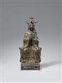 A bronze figure of the Daoist goddess Bixia Yuanjun. Late Ming dynasty - image-1