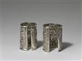 A pair of silver bracelets for women. Southwestern China, Guizhou province. Miao tribe. 1950s/60s - image-2