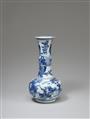 A large blue and white bottle vase. Kangxi period (1661–1722) - image-4