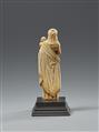 An Indo-Portuguese ivory figure of a Virgin Mary with the Christ Child. India, Goa. 18th century - image-2