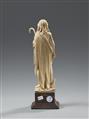 An Indo-Portuguese ivory figure of Christ as the Good Shepherd. India, Goa. 18th/19th century - image-2