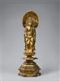 A wood and kindei-nuri lacquered Kannon Bosatsu. 18th/19th century - image-1