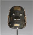 A painted and lacquered kiri-wood kyôgen mask of Buaku. Edo period, 17/18th century - image-2