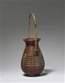 A large bamboo ikebana basket. First half 20th century - image-2