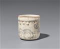 An E-Shino cup (yunomi). Mino area. Edo period or a little later - image-1