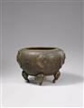 A large copper alloy basin. Meiji period - image-2