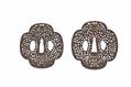 A pair of nanban iron tsuba for a daishô. 18th century - image-1