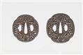 A pair of Nanban iron tsuba for a daishô. 18th century - image-2