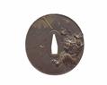 An iron tsuba. Late 19th century - image-1