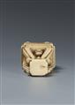 An ivory netsuke of Hotei on a high Chinese-style table. 19th century - image-5