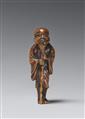 A boxwood netsuke of  Tekkai Sennin. Around 1800 - image-1